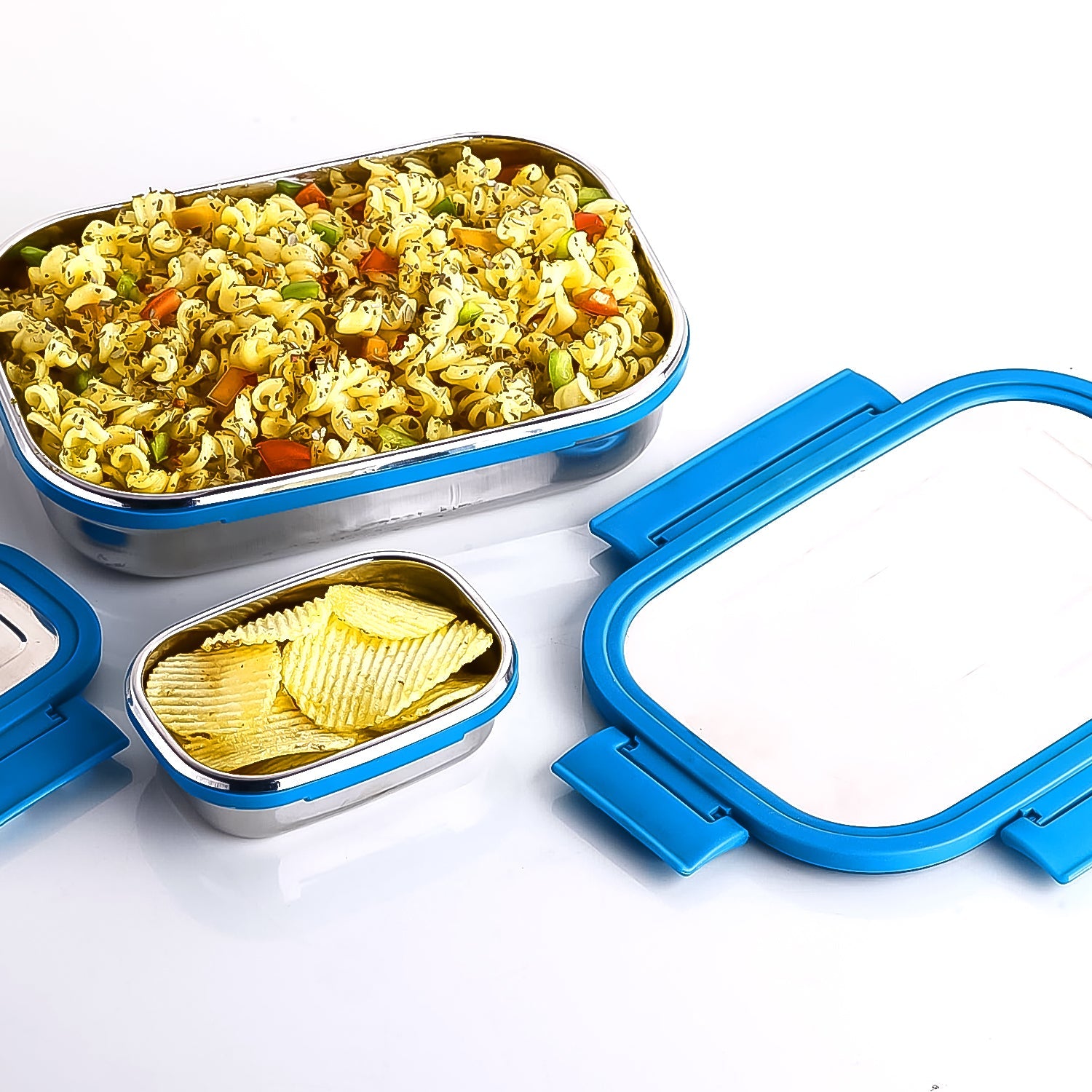 Apex Jerry Lunch Box Premium Stainless Steel Food Container (2 Pc / 700+200 ML Approx) Apex Jerry Lunch Box Premium Stainless Steel Food Container (2 Pc / 700+200 ML Approx)